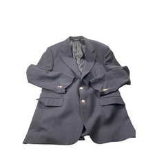 Jos A Bank Executive Collection Navy Wool Blazer Suit Coat 42R