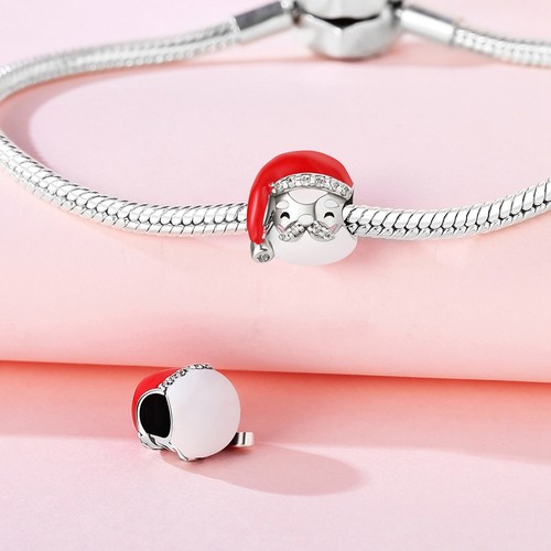 Optional Original 925 Sterling Silber Weihnachten DIY Charms CZ Fit Armbänder - Picture 193 of 268