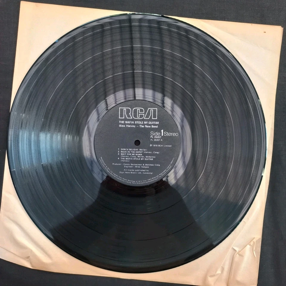 ALEX HARVEY THE NEW BAND- The Mafia Stole My Guitar- A1 B1 PL 26257 Ex Vinyl Foto 4 de 4