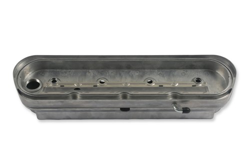 Holley 241-185 2-Piece LS Fox 5.0 Style Aluminum Valve Covers - Natural - Picture 7 of 9