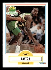 1990 FLEER UPDATE #U-92 GARY PAYTON RC SUPERSONICS