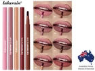 2-in-1 Lip Contour Stain Liner Pen Smudge-proof Non-stick Moisturizing