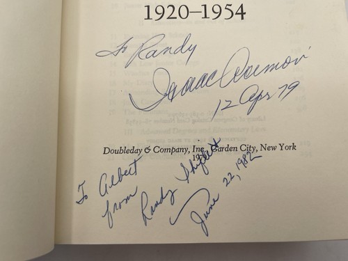 Isaac Asimov SIGNED 1ST EDITION 1ST PRINT In Memory Yet Green: Autobiography HC - Foto 4 di 13