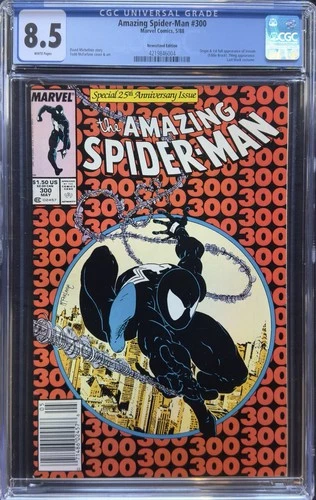 Amazing Spider-Man #300 CGC 8.5 NEWSSTAND 💥White Pages💥