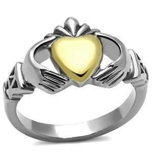 Authentic Claddagh Gold Plated Heart Ring