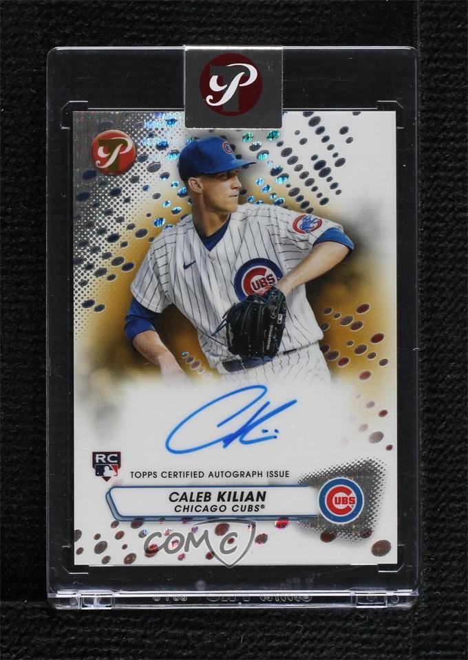 2023 Topps Pristine Gold Pulsar Refractor 19/50 Caleb Kilian Rookie Auto RC 10vb