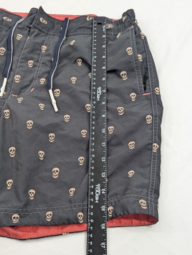 Costume da bagno Robert Graham uomo 34 tavola pantaloncini teschi stampa all over foderato - Foto 5 di 8