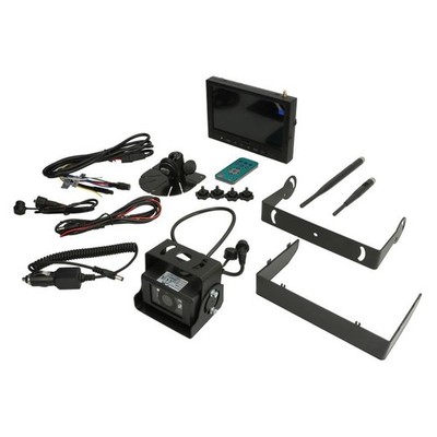 1X SET - REAR VIEW CAMERA / MONITOR DISPLAY: 7 INCH 12/24V NEW