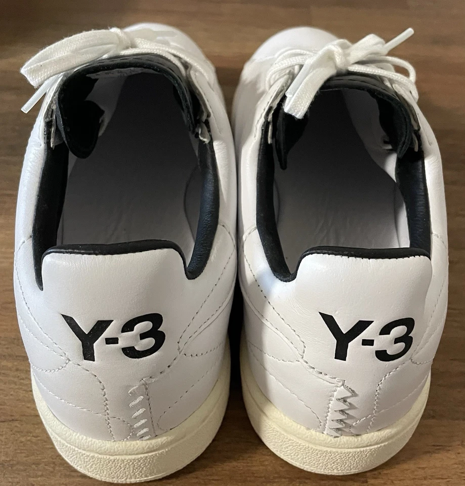 Size 6 - adidas Y-3 Yohji Court Footwear White - Image 3 of 4