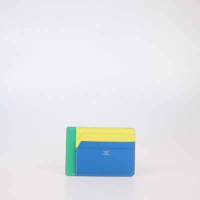 Hermes Multicolor Evercolor Colorblock 8CC City Card Holder