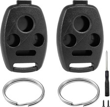 Key Fob Shell Case 4 Button Fits for Honda Accord 2003-2012 / Civic EX 2006-2013