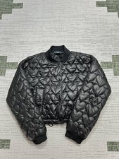 Maeve Jacket Womens Xxs Black Cropped Quilted...