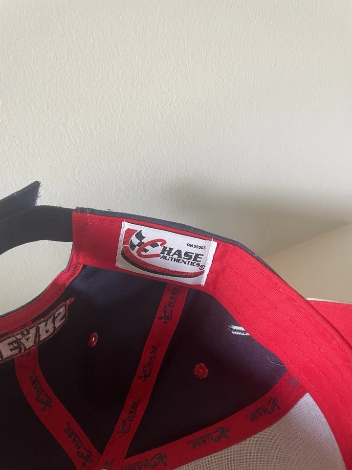 Gorra de carreras vintage NASCAR Casey Mears #25 estilo llama Y2K Foto 3 de 4