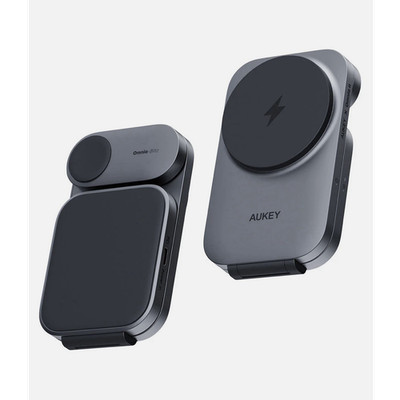 AUKEY MagFusion 3-in-1 Magnetic Wireless Charging Stand for Apple Devices