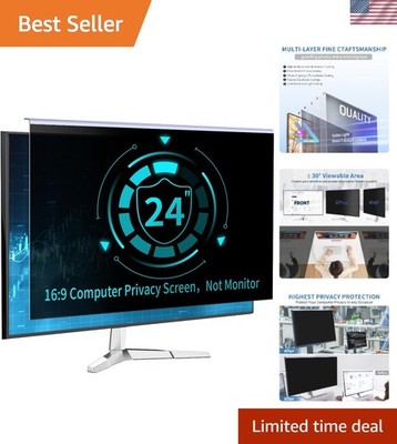 Hanging Computer Privacy Filter - Anti-UV & Anti-Blue Light Protection