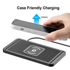 20W Car Fast Wireless Phone Charger Trimable Magnet Charging Pad For IOS 11 IPWP