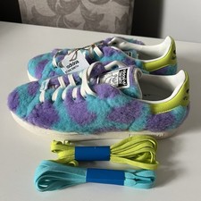 Monsters Inc. x adidas Stan Smith 'Mike & Sulley’ Disney Trainers Size UK 8