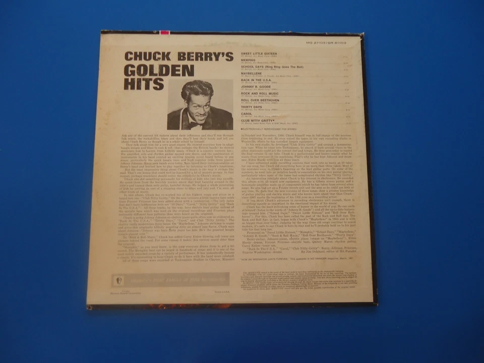 Chuck Berry's Golden Hits LP (1967) SP 61103 - Image 2 of 3