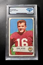 1954 Bowman #55 Frank Gifford 💎DSG 8 NM/MT Sharp Centered HOF