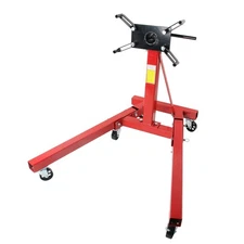 Steel 2000LBS Rotating Engine Stand Motor Hoist Dolly w/Adjustable Mounting Head