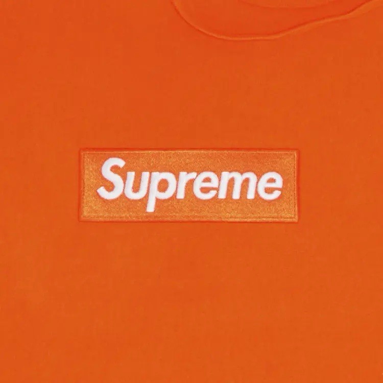 【SUPREME】 BOX LOGO HOODED SWEATSHIRT DARK ORANGE 24FW Size L - Supreme Box Logo Hooded Sweatshirt 'Dark Orange