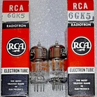 Tightly Matched Pair 6GK5 RCA NOS Vacuum Tubes, Triplett 3444 Tested