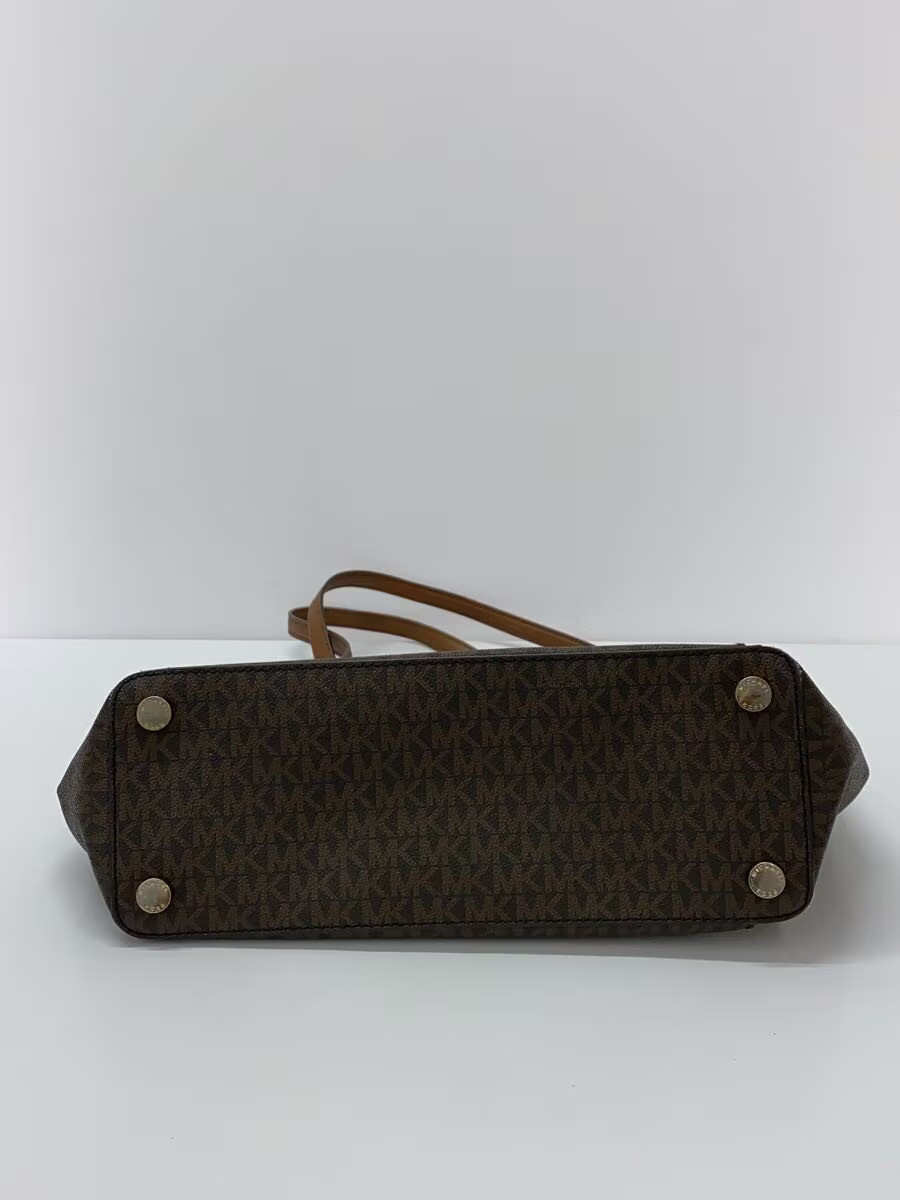 MICHAEL KORS Handbag Leather BRW All-Over Print 35F8GC6T7B thumbnail 4