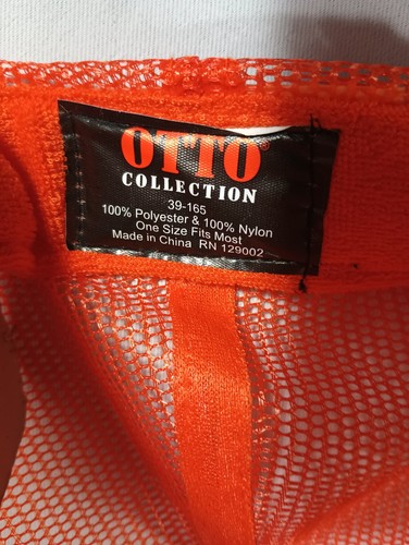 Reef Beach Freely Orange Trucker Snapback Rope Mesh Hat Otto FAST Shipping - Picture 11 of 11
