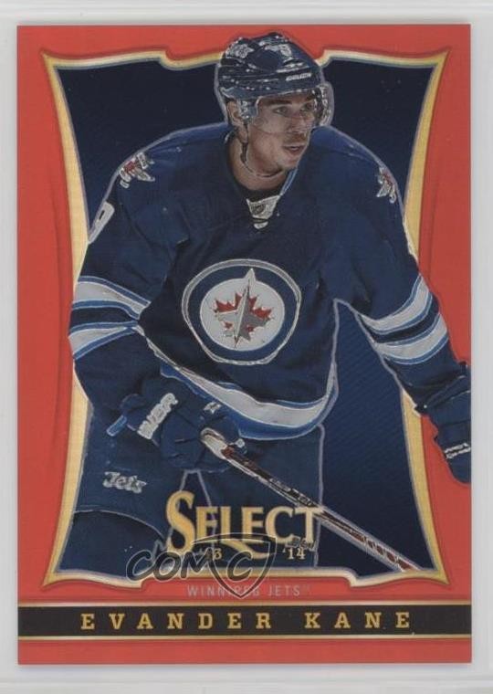 2013-14 Panini Select Black Friday Red Prizm 17/35 Evander Kane #89 1dm4
