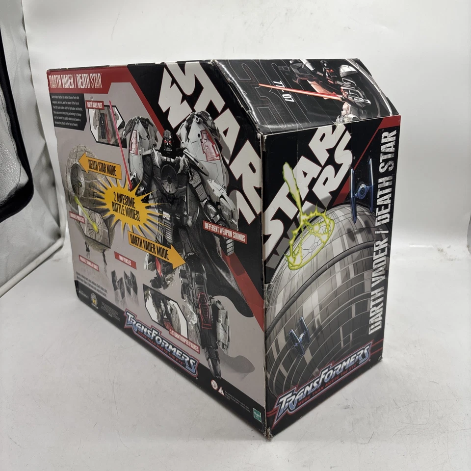 TRANSFORMERS STAR WARS DARTH VADER DEATH STAR FIGURE 2007 HASBRO NO SABER - Image 4 of 4