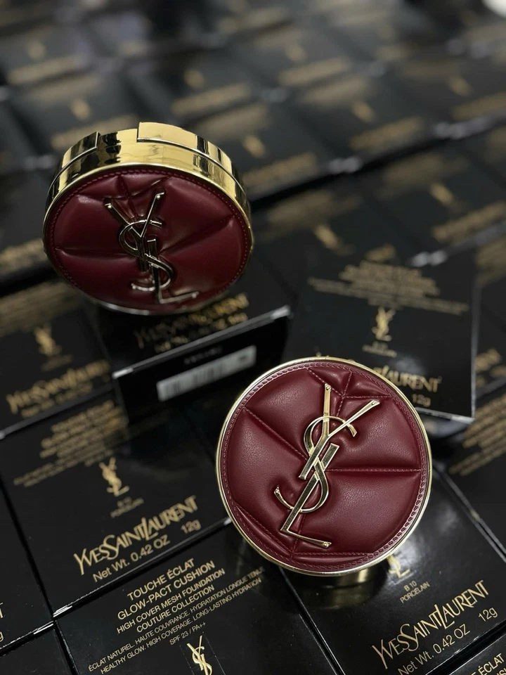 [PRE-ORDER] YSL Touche Exlat Cushion Limited Puffer Edition MATTE B10 / B20 WINE - Image 2 of 4