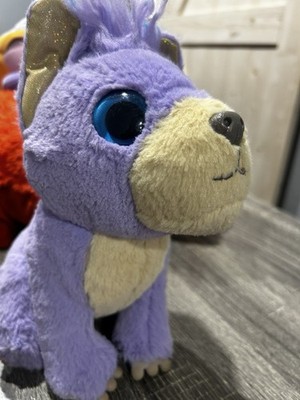 Moose Toys Purple Cutie Cuts Puppy Dog Plush 9'' Tall Stuffed Animal No Collar