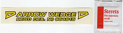 raleigh chopper arrow wedge
