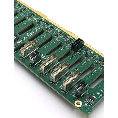 For Supermicro 24 Port U.2 NVMe4.0/SAS3.0 12Gbps Backplane BPN-NVMe4-216N-S24 - Picture 9 of 11