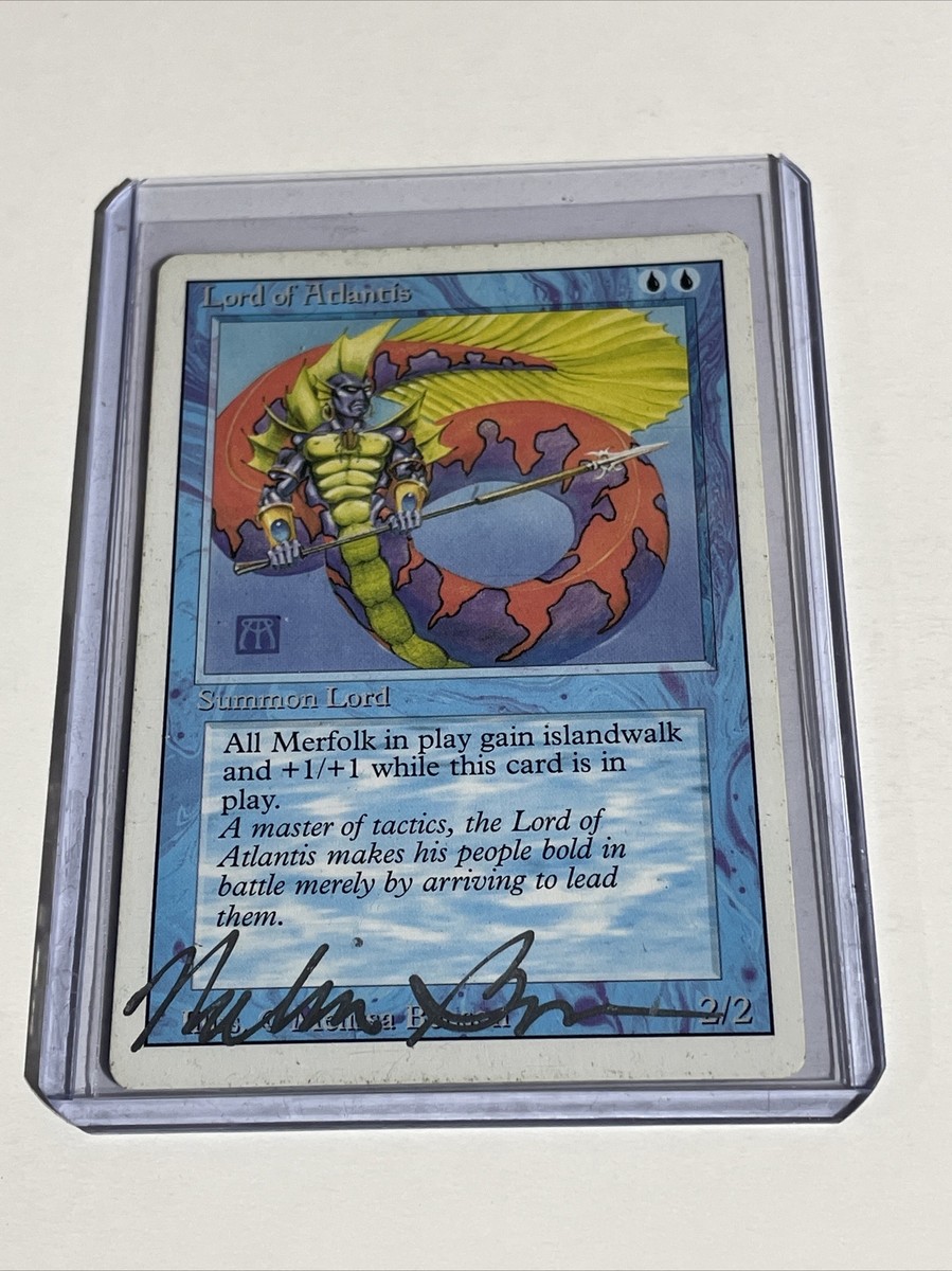 Silver Signed Lord of Atlantis MP Collectors' Edition Artist