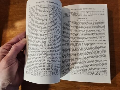 Doctrine And Covenants: Pearl of Great Price 1979 George Albert Smith 1949 text - Picture 14 of 15