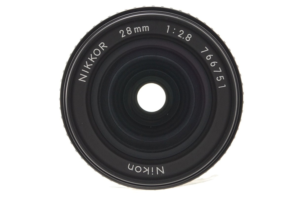 MINT】NIKON Ai-S NIKKOR 28mm F2.8 Wide Angel MF Lens For F