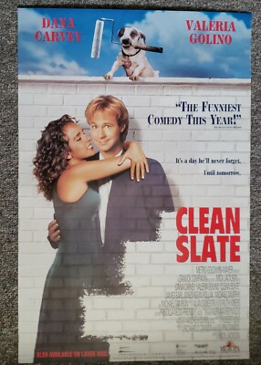 Clean Slate 1994 Dana Carvey Valeria Golino Zanuck James Earl Jones Video Poster