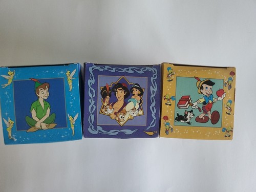 Disney Burger King Collector Series Peter Pan, Aladdin, Pinocho Vasos 5 1/2" - Imagen 6 de 6