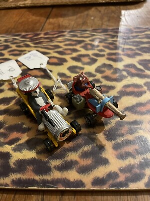 2 Corgi Juniors Whizzwheels Tom & Jerry - TOM'S GO-CAT & JERRY'S BANGER