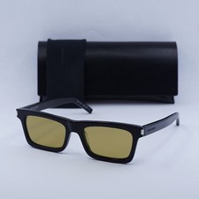 Saint Laurent SL461 BETTY 008 Black/Yellow 54-18-145 Sunglasses New Authentic