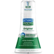SmartMouth The Original Activated Dual-Solution Oral Breath Rinse Mouthwash 16oz