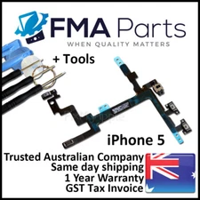 iPhone 5 OEM Power Sleep Volume Mute Switch Button Flex Cable Replacement Tools