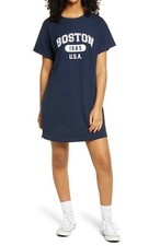 NWT Women's Bp. Crewneck T-Shirt Dress Size Small - Blue $40 G303