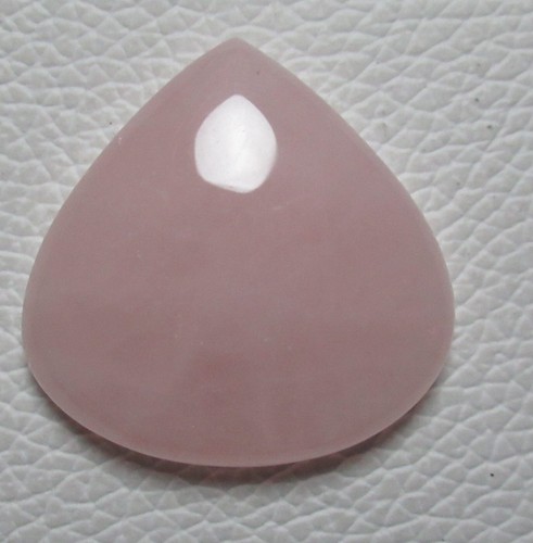 Natural Rose Quartz Pear Cabochon 61.05 Cts Loose Gemstone J 8602 - Picture 2 of 5