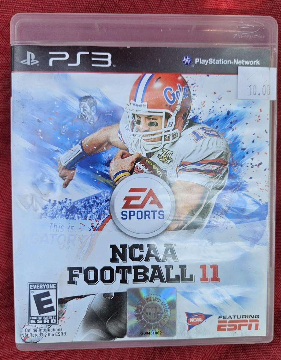 NCAA Football 11 (Sony PlayStation 3, 2010) Complete Video Game