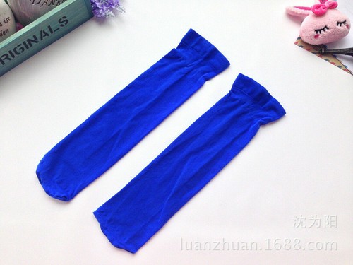 Baby Kid Girl Child Cotton Solid High Knee Socks Tights Leg Warmer Stockings - Picture 19 of 23