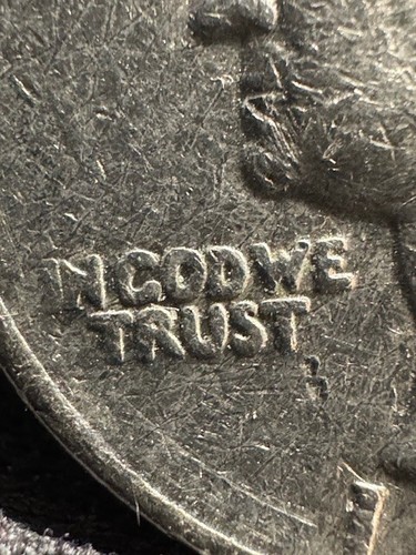 1985 P Wash Quarter Coin Error In the word "God" Great Cond, “In Cod We Trust” - Picture 5 of 6