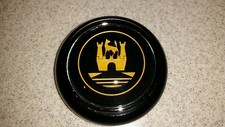 55-67 Vintage Vw Volkswagen T2 Bus Deluxe Black Gold Steering Wheel Horn Button