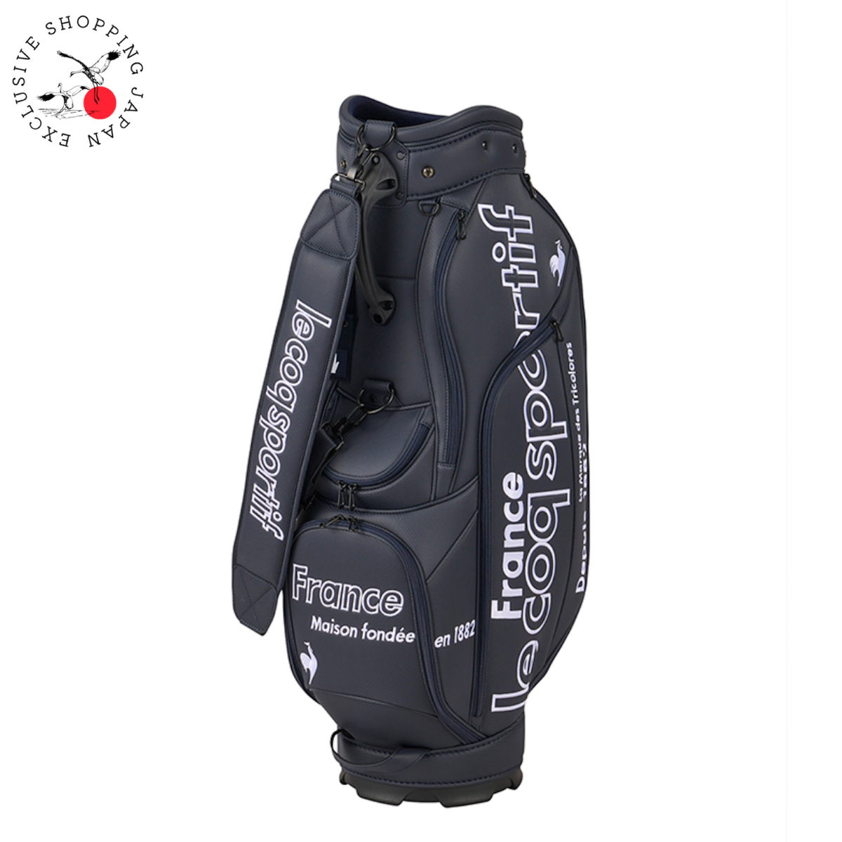 Le Coq Sportif 7 Division Tour Trolley Cart Golf Club Bag Le Coq Sportif 7 Division Tour Trolley Cart Golf Club Bag
